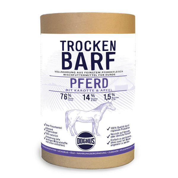 Doghus Trockenbarf Pferd