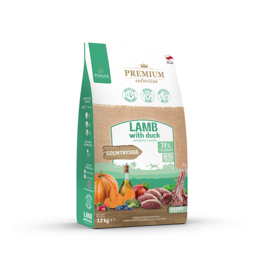 Pokusa Premium Selection Lamm mit Ente (Puppy/Junior)