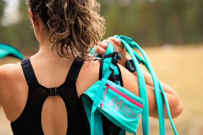 Non-stop CaniX Belt 2.0 aqua/pink