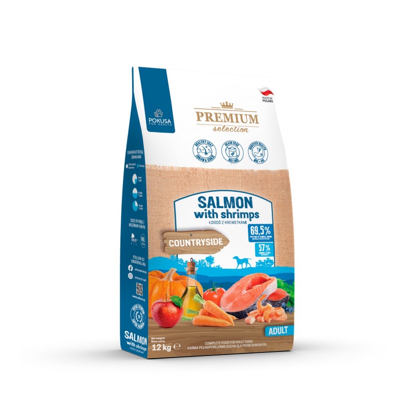 Pokusa Premium Selection Lachs mit Garnelen (Adult)