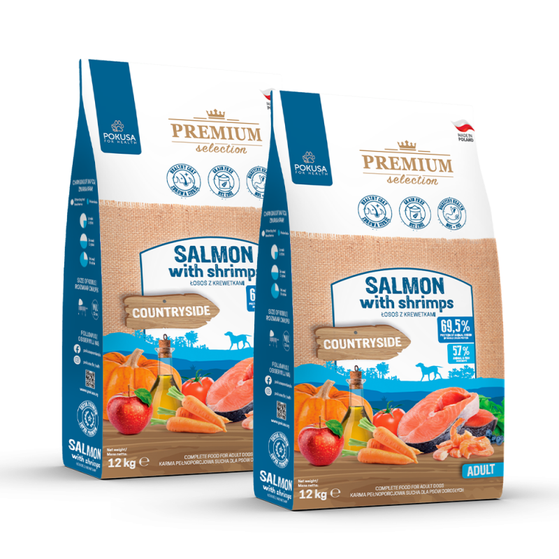 Pokusa Premium Selection Lachs mit Garnelen (Adult)