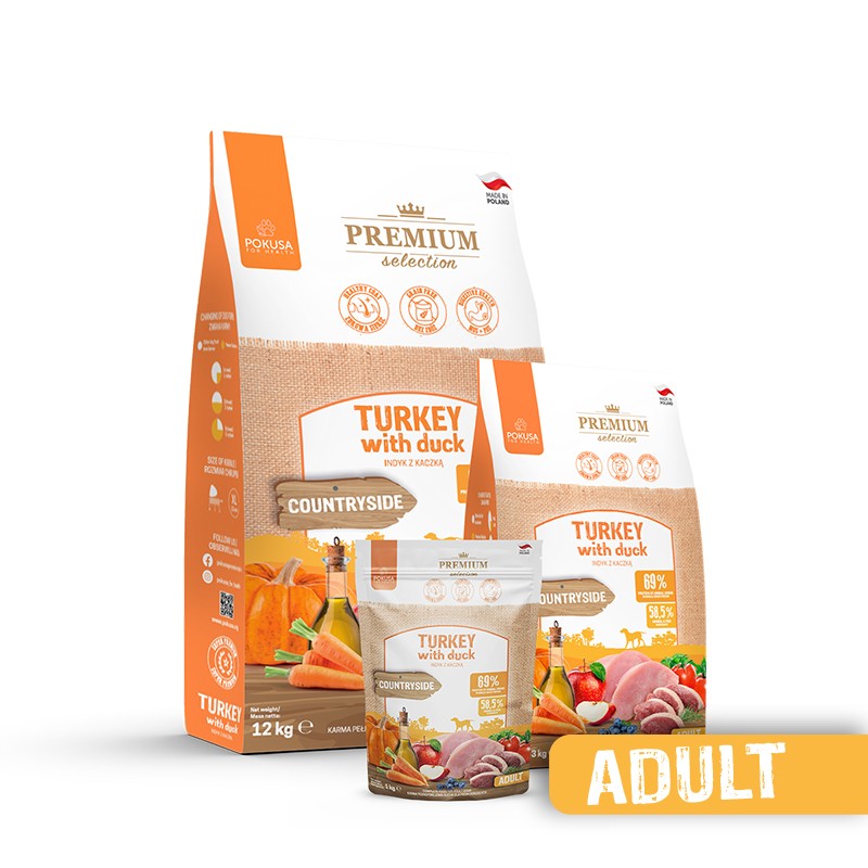 Pokusa Premium Selection Truthahn mit Ente (Adult)