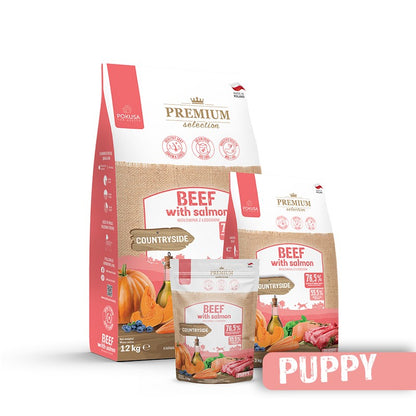 Pokusa Premium Selection Rind mit Lachs (Puppy/Junior)