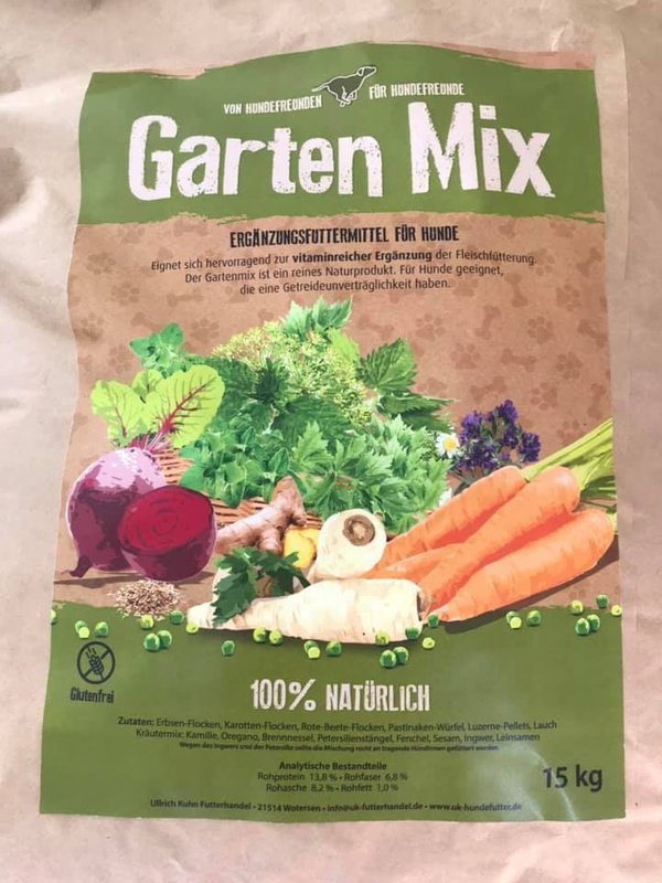 DOGHUS Garten Mix (Gemüsemix mit Kräutern, 15 kg)