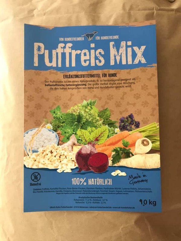 DOGHUS Puffreis Gemüse Mix, 600 g