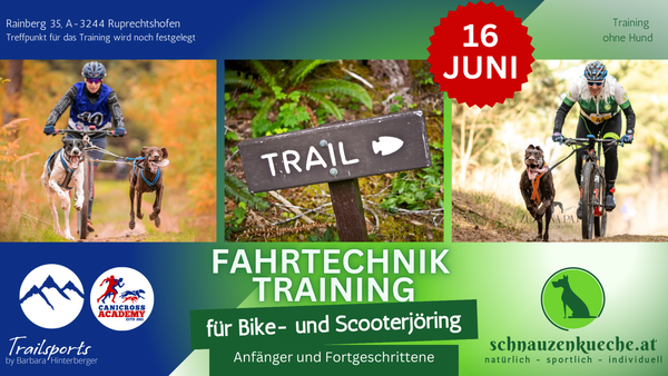 16.06.2024 Fahrtechnik Workshop für Bike- und Scooterjöring