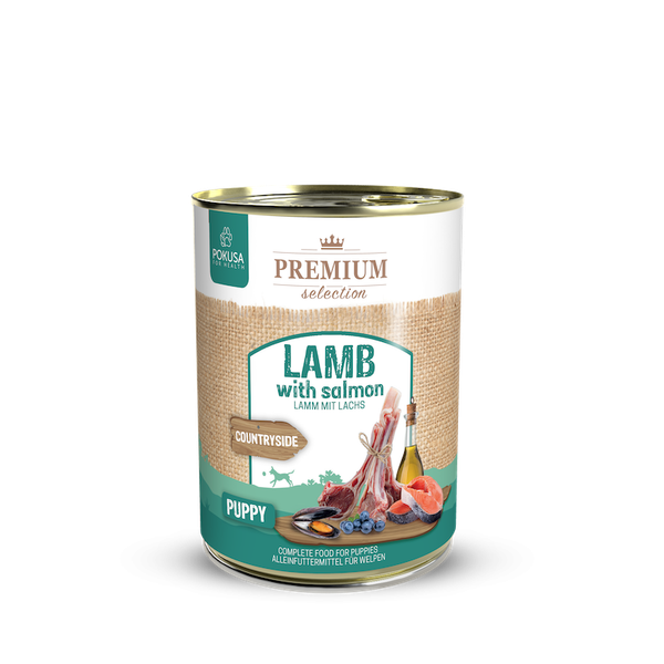 Pokusa Premium Selection Lamm mit Lachs (Junior)
